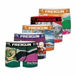 FREEGUN Lot De 5 Boxers Homme Dragon Ball