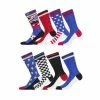 FREEGUN Lot De 8 Paires De Chaussettes Fantaisie America