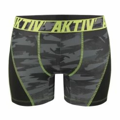 FREEGUN Lot De 4 Boxers Homme Aktiv Sport Fluo Surpiqûres Colorées -Magasin de vente Relife B2CD 1872
