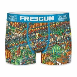FREEGUN Lot De 4 Boxers Homme Where Is Waldo -Magasin de vente Relife B2CD 1927