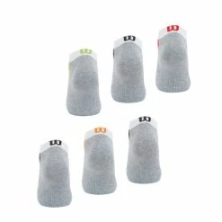 WILSON LOT DE 6 PAIRES DE CHAUSSETTES BASSES WILSON 10 WILSON LOT DE 6 PAIRES DE CHAUSSETTES BASSES WILSON -Magasin de vente Relife B2CD 1938
