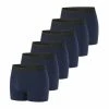 MY ESSENTIAL Lot De 6 Boxers Homme En Coton Bio My Esssential Bleu Marine