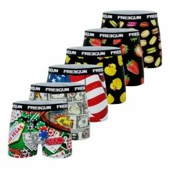 FREEGUN Lot De 6 Boxers Homme Best Of