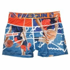 FREEGUN Boxer Bleu/Orange Homme Freegun Basket