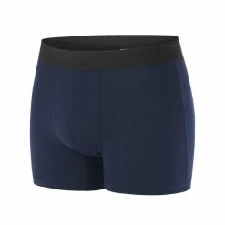 MY ESSENTIAL Lot De 4 Boxers Homme En Coton Bio My Esssential Bleu Marine -Magasin de vente Relife B2CD 2055
