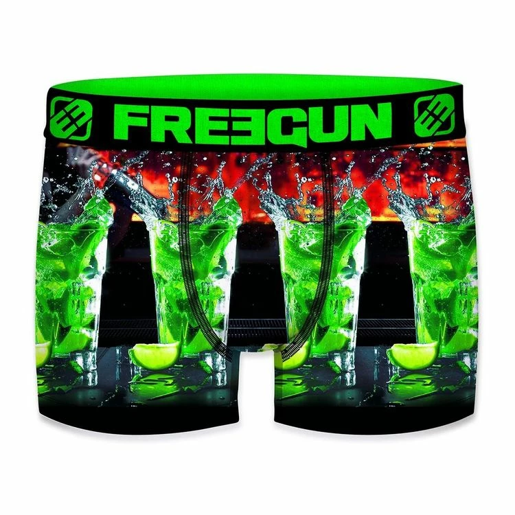 FREEGUN Boxer Homme Fluo Summer Mojito 3 FREEGUN Boxer Homme Fluo Summer Mojito
