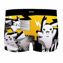 FREEGUN Lot De 4 Boxers Homme Pokemon -Magasin de vente Relife B2CD 208