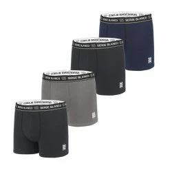 SERGE BLANCO Lot De 4 Boxers Coton Homme Colored Class'