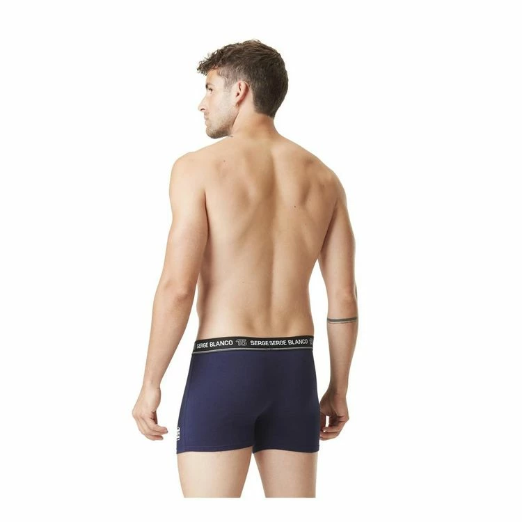 SERGE BLANCO Lot De 4 Boxers Coton Homme Colored Class' 6 SERGE BLANCO Lot De 4 Boxers Coton Homme Colored Class' – Image 4