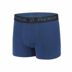 FREEGUN Lot De 4 Boxers Coton Homme Uni -Magasin de vente Relife B2CD 2108