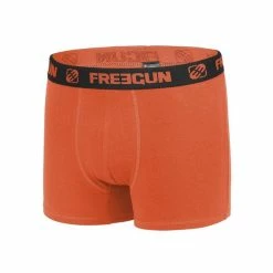 FREEGUN Lot De 4 Boxers Coton Homme Uni -Magasin de vente Relife B2CD 2110