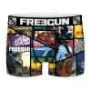 FREEGUN Boxer Homme Geek Gaming Action