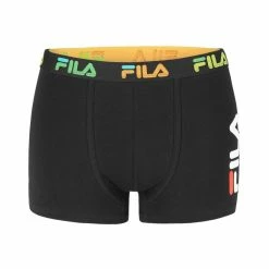 FILA Lot De 2 Boxers Coton Homme FU5040 Uni And Shock -Magasin de vente Relife B2CD 2135