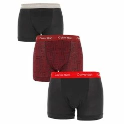 Calvin Klein Boxer Calvin Klein Trunk 3pk Assortis Noir 7-226