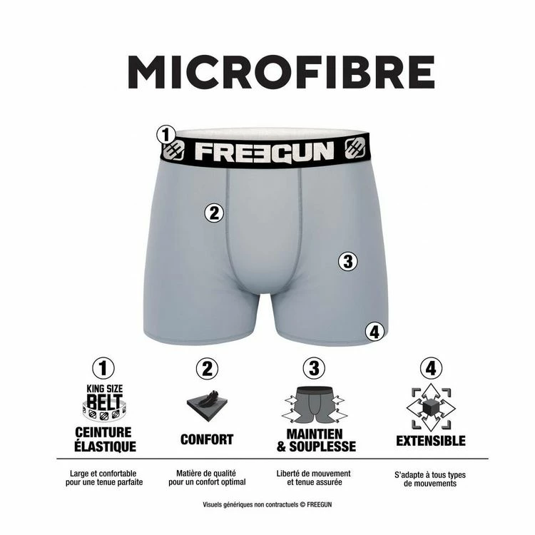 FREEGUN Boxer Homme Dragon Ball Krillin 4 FREEGUN Boxer Homme Dragon Ball Krillin – Image 2