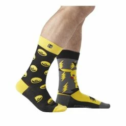CAPSLAB Paire De Chaussettes De Ville Pokémon Pikatchu 10 CAPSLAB Paire De Chaussettes De Ville Pokémon Pikatchu -Magasin de vente Relife B2CD 2223