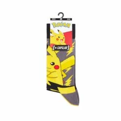 CAPSLAB Paire De Chaussettes De Ville Pokémon Pikatchu 11 CAPSLAB Paire De Chaussettes De Ville Pokémon Pikatchu -Magasin de vente Relife B2CD 2224