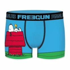 FREEGUN Lot De 3 Boxers Homme Peanuts Niche, Plage, Surf -Magasin de vente Relife B2CD 2246
