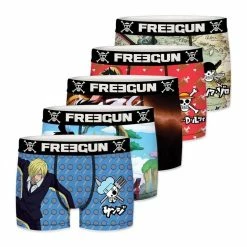 FREEGUN Lot De 5 Boxers Homme One Piece