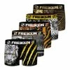 FREEGUN Lot De 5 Boxers Homme En Polyester Recyclé Savage Animals -Magasin de vente Relife B2CD 2255