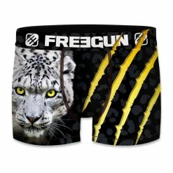 FREEGUN Lot De 5 Boxers Homme En Polyester Recyclé Savage Animals -Magasin de vente Relife B2CD 2259