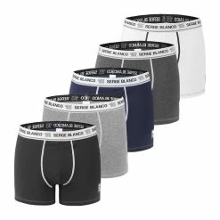 SERGE BLANCO Lot De 5 Boxers Serge Blanco Coton Homme Class'