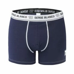 SERGE BLANCO Lot De 5 Boxers Serge Blanco Coton Homme Class' -Magasin de vente Relife B2CD 2272