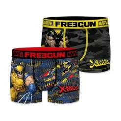 FREEGUN Lot De 2 Boxers Homme X-MEN
