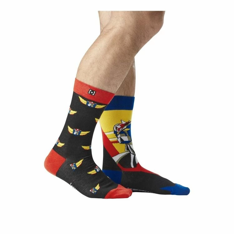 CAPSLAB Paire De Chaussettes De Ville Goldorak Act 4 CAPSLAB Paire De Chaussettes De Ville Goldorak Act – Image 2