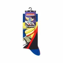 CAPSLAB Paire De Chaussettes De Ville Goldorak Act 11 CAPSLAB Paire De Chaussettes De Ville Goldorak Act -Magasin de vente Relife B2CD 2327