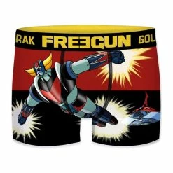 FREEGUN Lot De 3 Boxers Homme Goldorak Space, Fly, Ovni -Magasin de vente Relife B2CD 2398