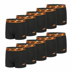 KTM Lot De 10 Boxers Coton Homme KTM Ceinture Colorée