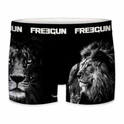 FREEGUN Lot De 3 Boxers Homme Ceinture Fine Lion -Magasin de vente Relife B2CD 2444