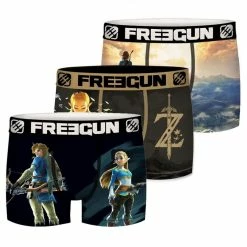 FREEGUN Lot De 3 Boxers Homme Zelda