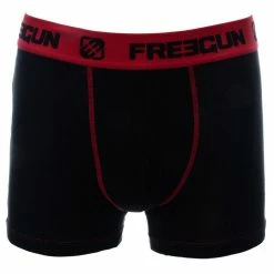 FREEGUN Sous Vêtement Boxer Freegun Duo J Noir/rouge Boxer Noir 26512 -Magasin de vente Relife B2CD 249
