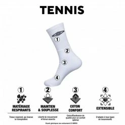 UMBRO Lot De 20 Paires De Chaussettes Tennis Homme Noir -Magasin de vente Relife B2CD 2512