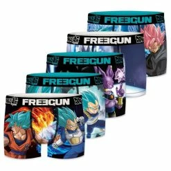 FREEGUN Lot De 5 Boxers Homme Dragon Ball Super
