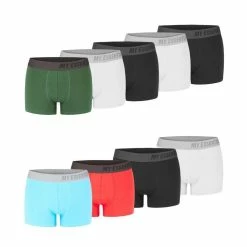 MY ESSENTIAL Lot De 9 Boxers Homme En Coton Bio Uni Gots