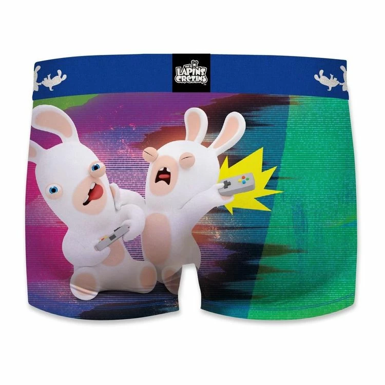 FREEGUN Lot De 4 Boxers Homme Lapins Crétins 6 FREEGUN Lot De 4 Boxers Homme Lapins Crétins – Image 4