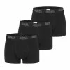 VONDUTCH Lot De 3 Boxers Noirs Homme En Coton