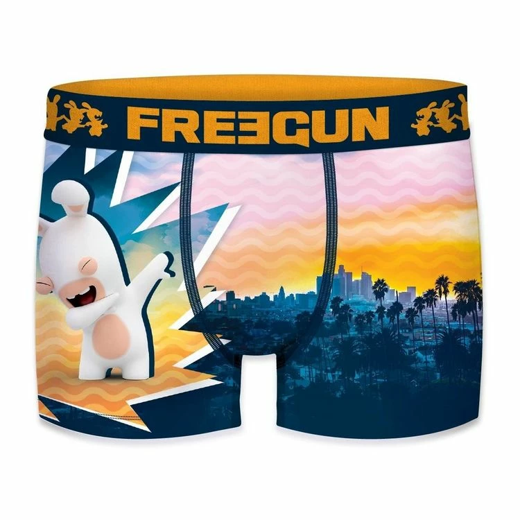 FREEGUN Lot De 7 Boxers Homme Lapins Crétins 7 FREEGUN Lot De 7 Boxers Homme Lapins Crétins – Image 5