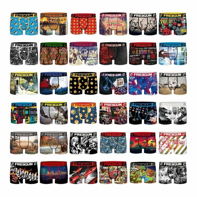 FREEGUN Pack Surprise De 12 Boxers Microfibre Homme 3 FREEGUN Pack Surprise De 12 Boxers Microfibre Homme
