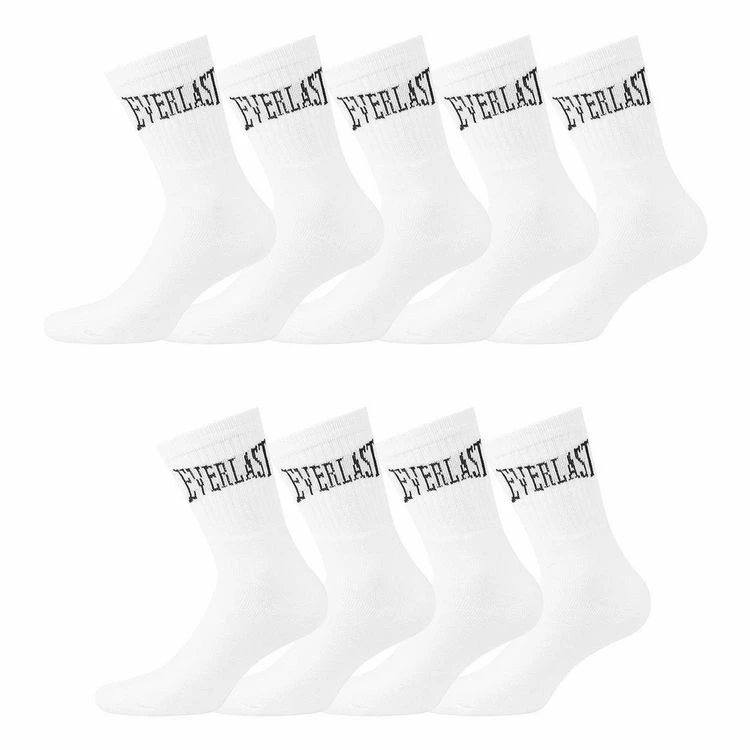 EVERLAST Lot De 9 Paires De Chaussettes Tennis Uni 3 EVERLAST Lot De 9 Paires De Chaussettes Tennis Uni
