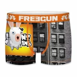 FREEGUN Lot De 4 Boxers Homme Lapins Crétins -Magasin de vente Relife B2CD 2633
