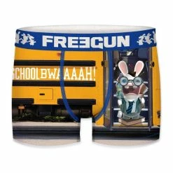 FREEGUN Lot De 4 Boxers Homme Lapins Crétins -Magasin de vente Relife B2CD 2634