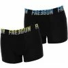 FREEGUN Sous- Vêtement Caleçon Freegun Ass17 Lot2 Boxer X2 Noir Noir 96025