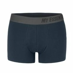 MY ESSENTIAL Lot De 3 Boxers Homme En Coton Bio Uni Gots -Magasin de vente Relife B2CD 2684