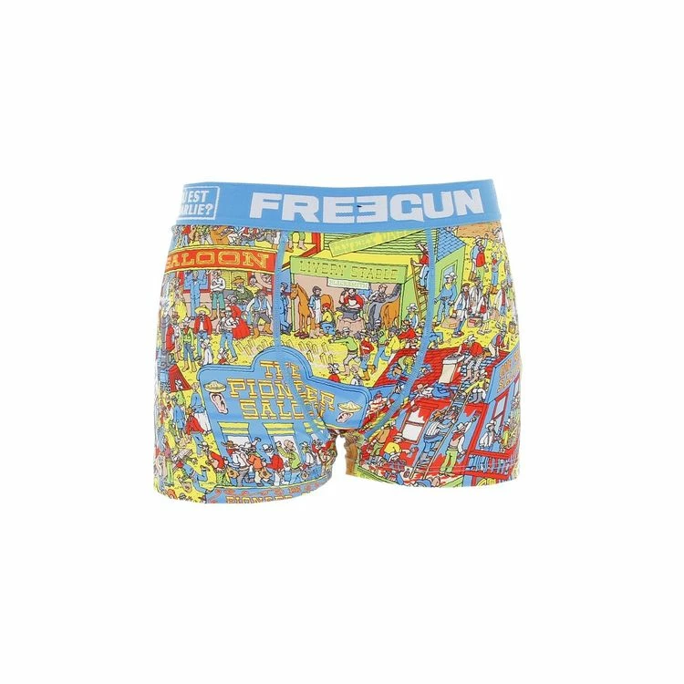 FREEGUN Sous Vêtement Boxer Freegun Boxer Homme Microfibre, F Bleu 11-13 3 FREEGUN Sous Vêtement Boxer Freegun Boxer Homme Microfibre, F Bleu 11-13