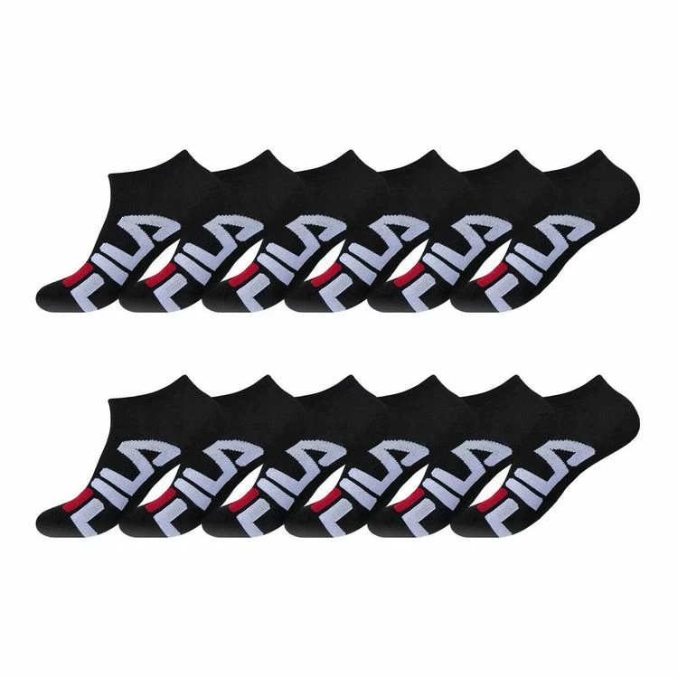 FILA Lot De 12 Paires De Chaussettes Socquettes Homme FU9199 3 FILA Lot De 12 Paires De Chaussettes Socquettes Homme FU9199