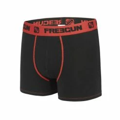 FREEGUN Lot De 4 Boxers Homme Coton Rouge -Magasin de vente Relife B2CD 2726